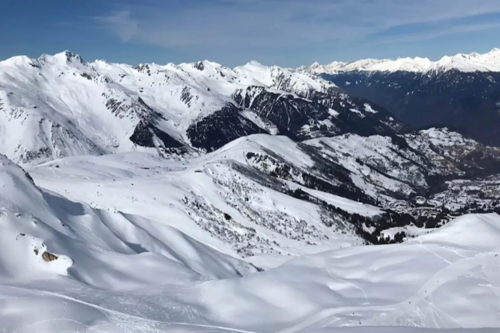 Résidence La Grange Aux Fees-Gebied winter 1km