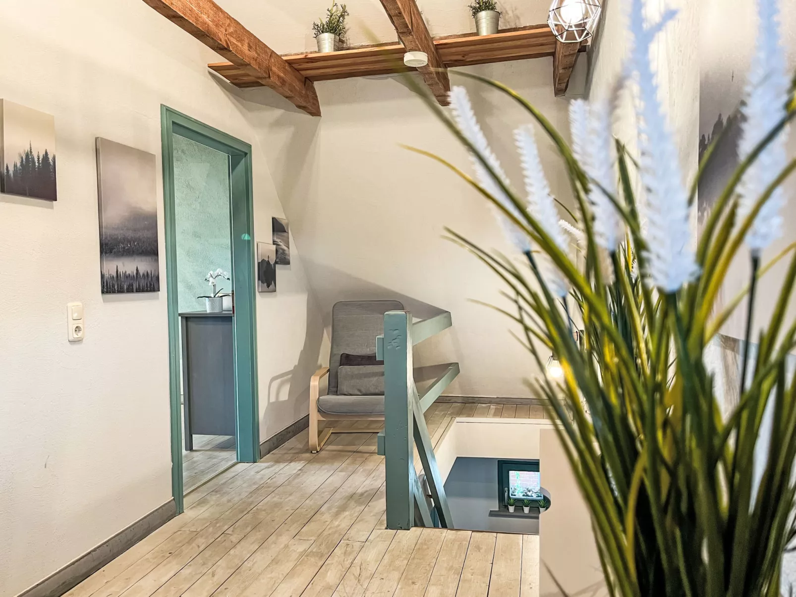 Reetgedecktes Ferienhaus Seelchen-Binnen