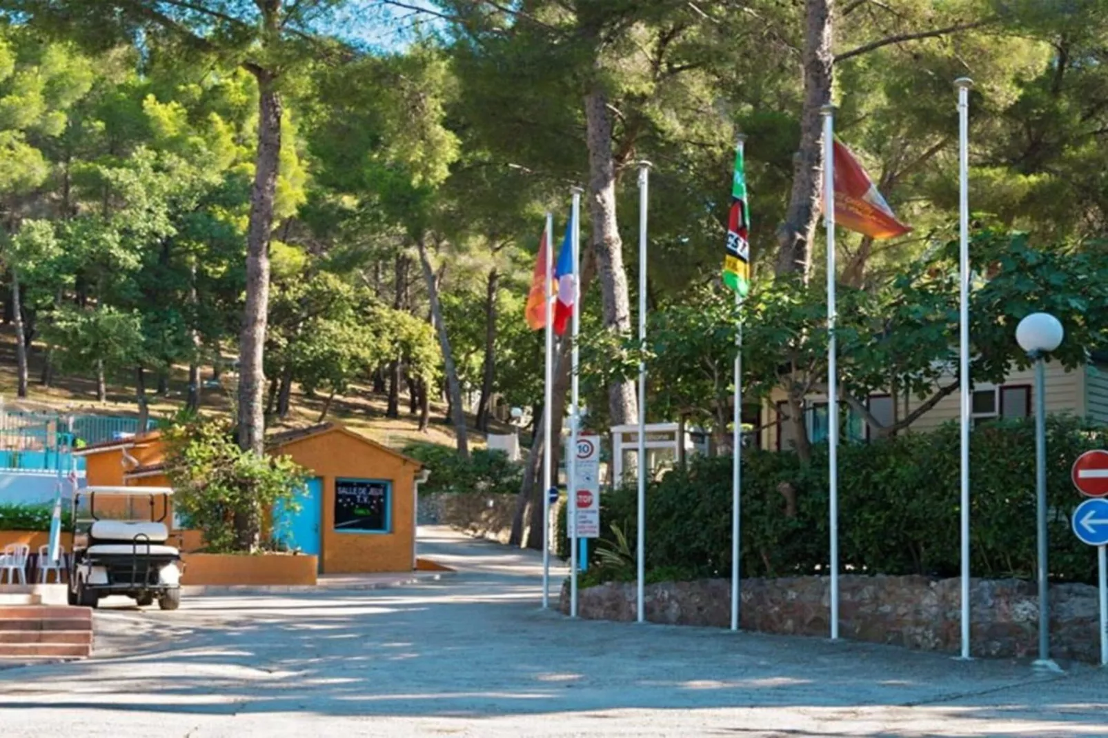 Résidence Voiles-Gebieden zomer 1km