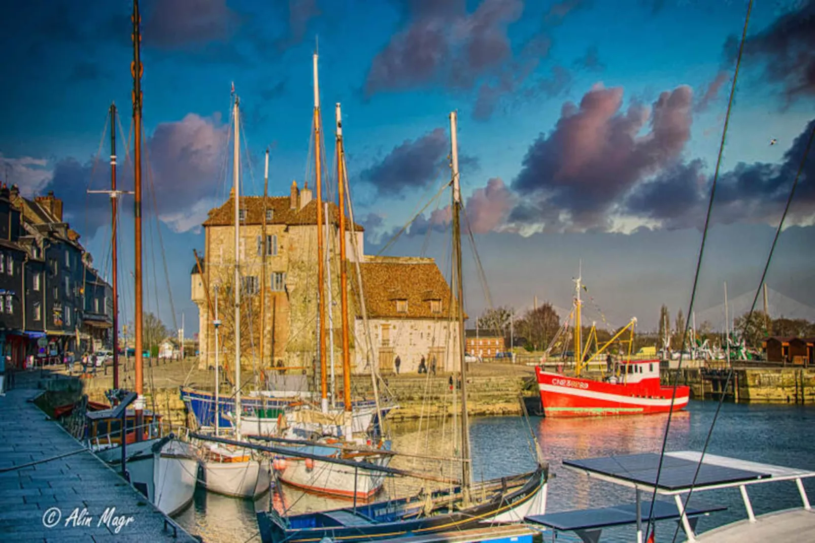 ⭐ Vue Baie De Seine - Parking - Pont De Normandie-Image-tags.