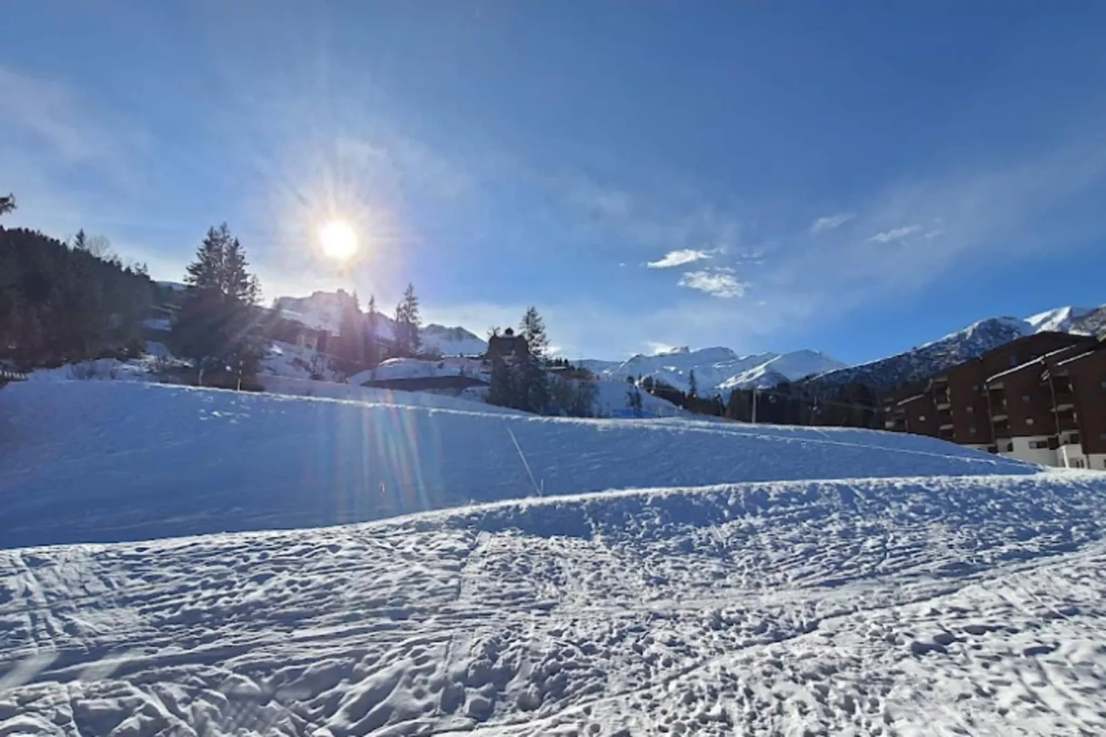 Résidence La Grange Aux Fees-Gebied winter 1km