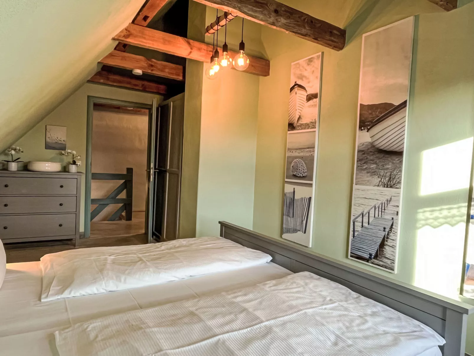 Reetgedecktes Ferienhaus Seelchen-Binnen