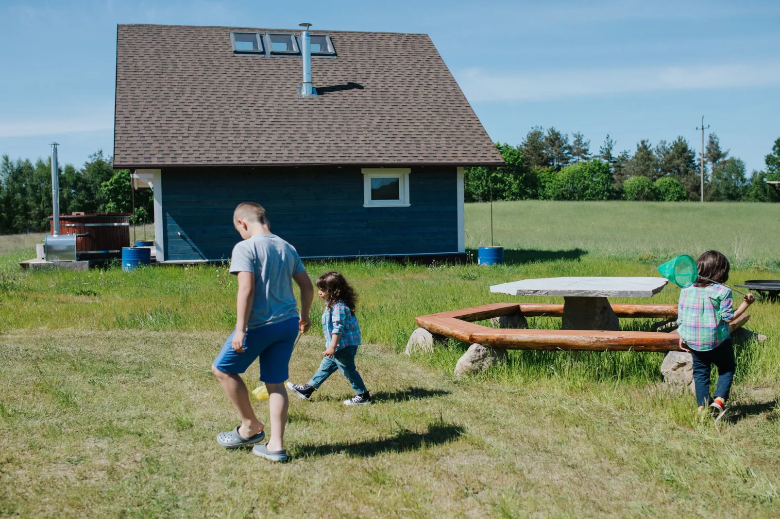 White Heron-Tuinen zomer