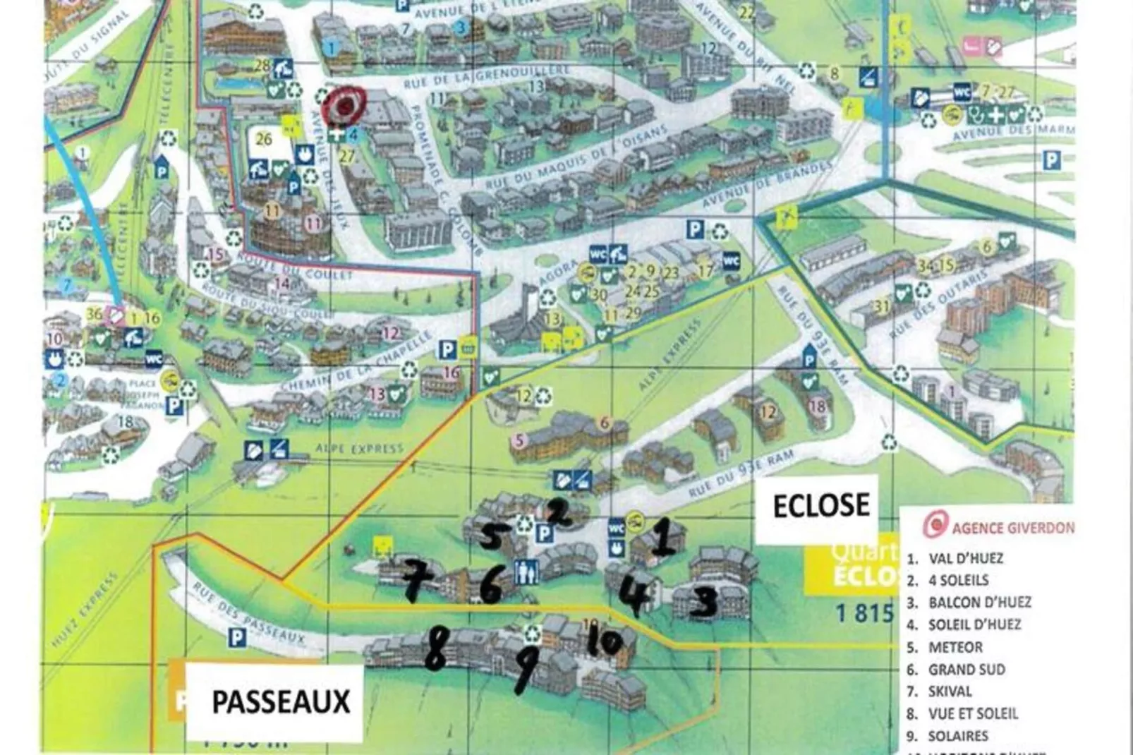 Résidence Balcons D'huez - Faciliteiten