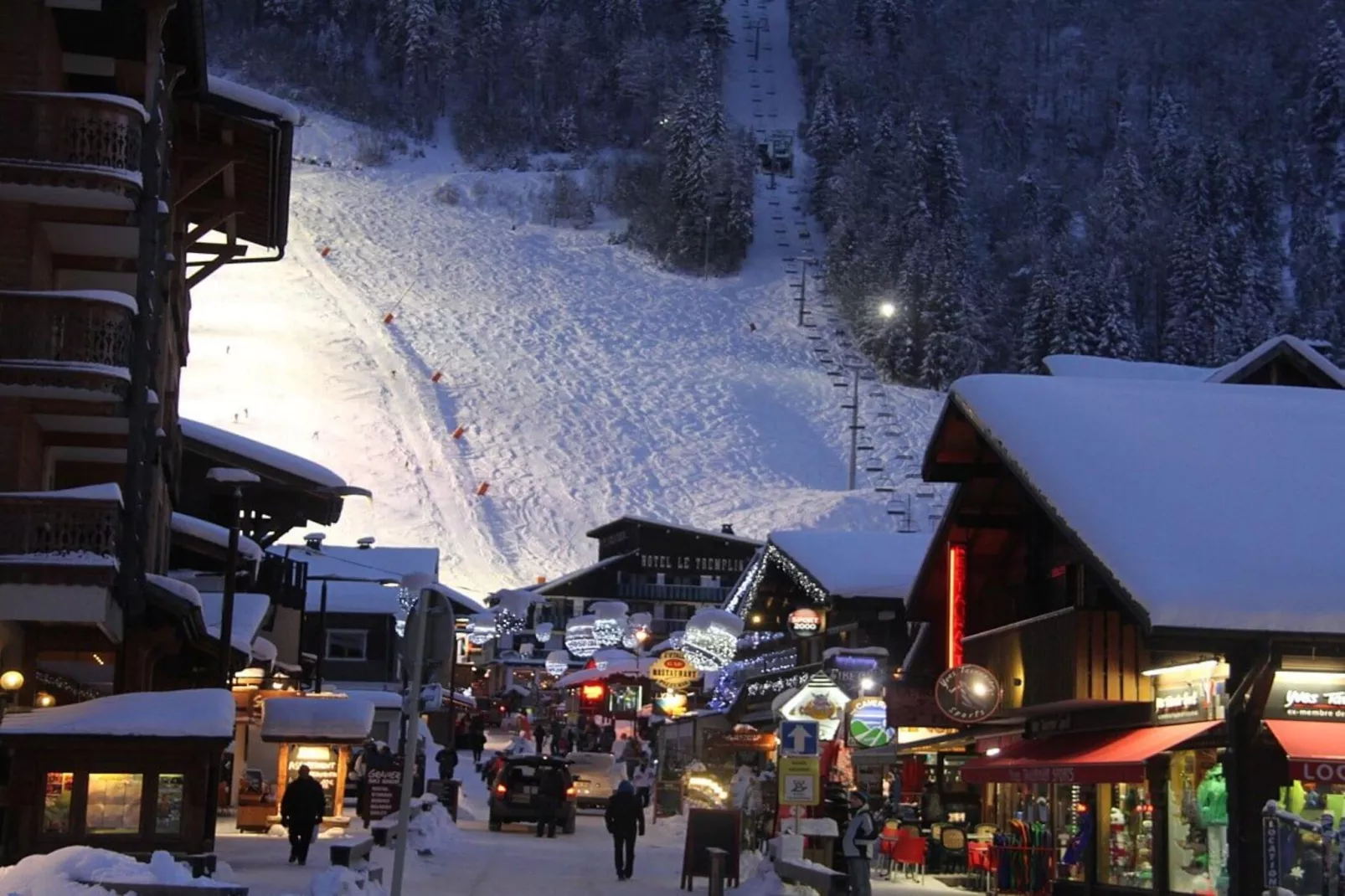 Résidence Les Cordettes-Gebied winter 5km