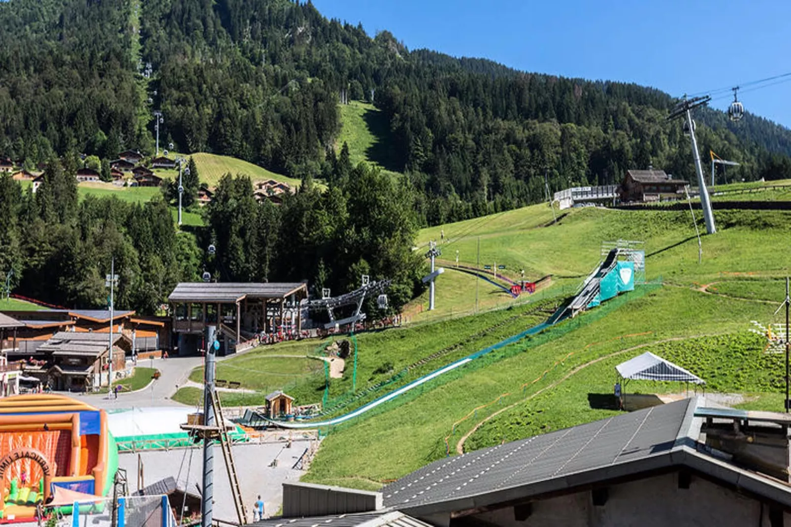 Résidence Moraine-Gebieden zomer 1km