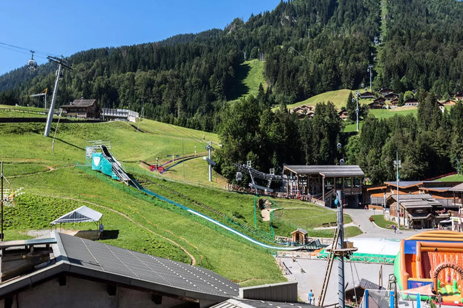 Résidence Moraine-Gebieden zomer 1km