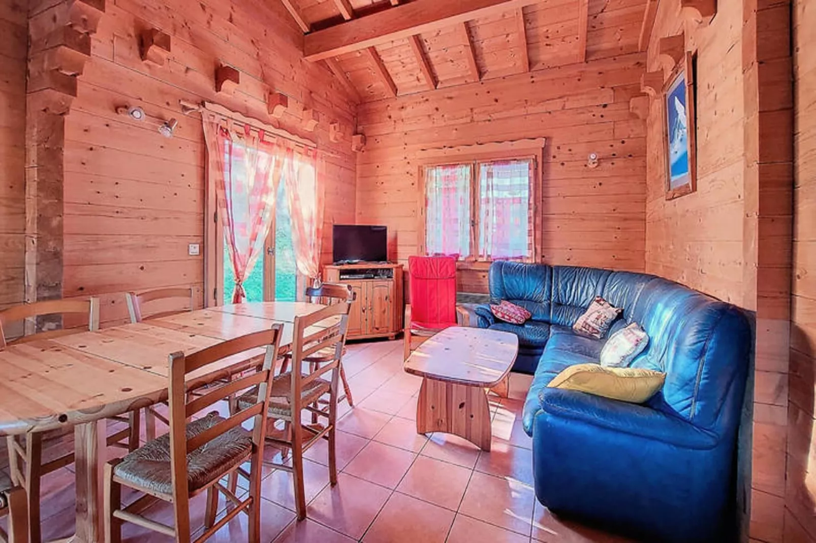 Chalets à Morzine-Woonkamer