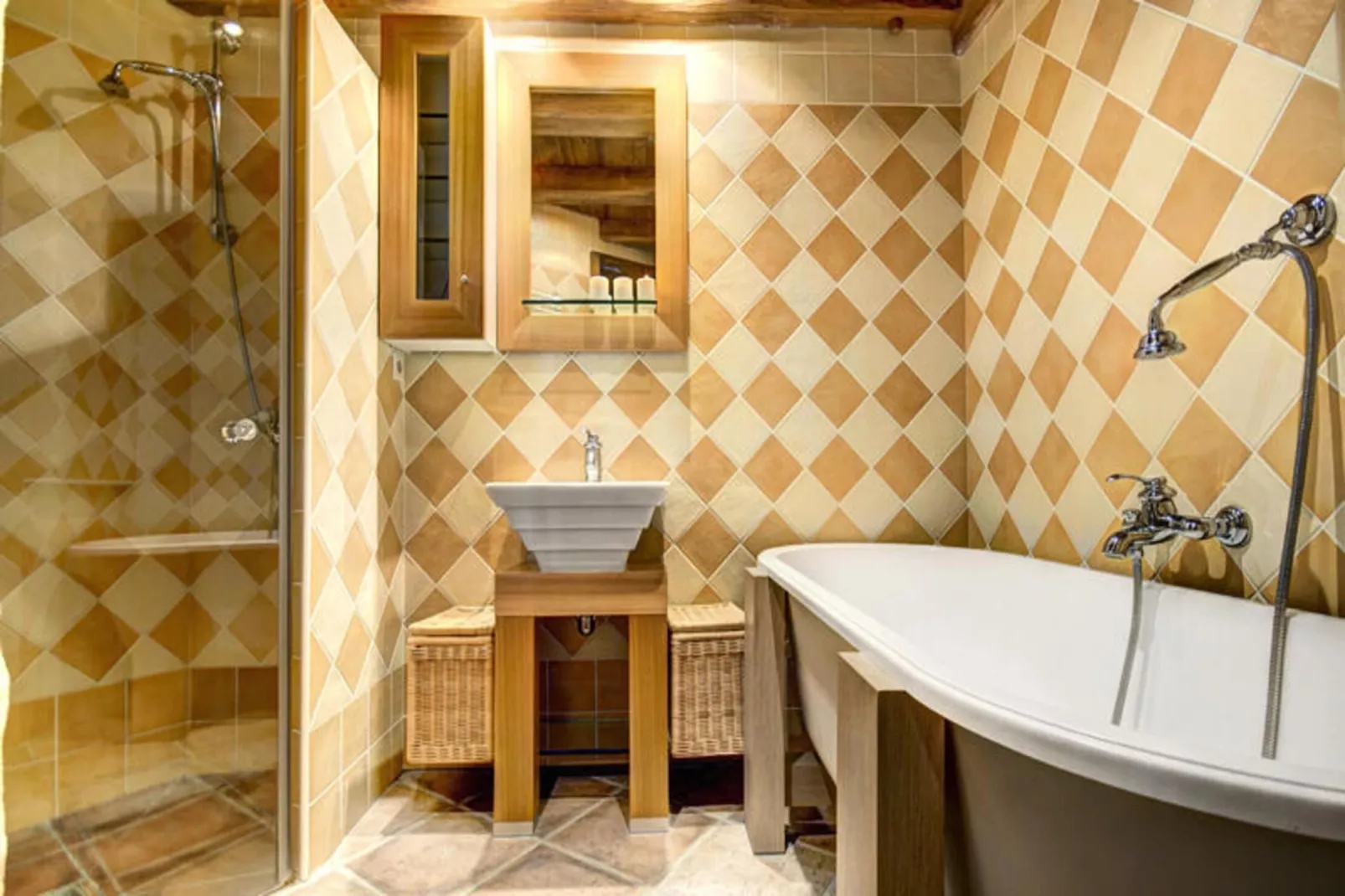 Résidence Lolana-Badkamer