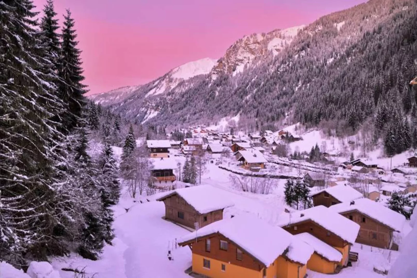 Résidence L'o Rouge-Gebied winter 5km