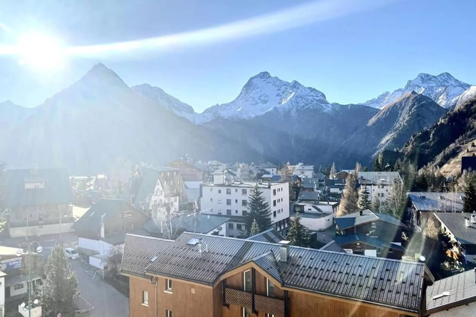Résidence Les Bleuets-Uitzicht zomer