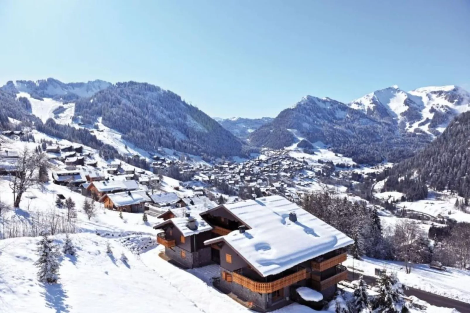 Résidence Les Balcons De Chatel-Gebied winter 20km
