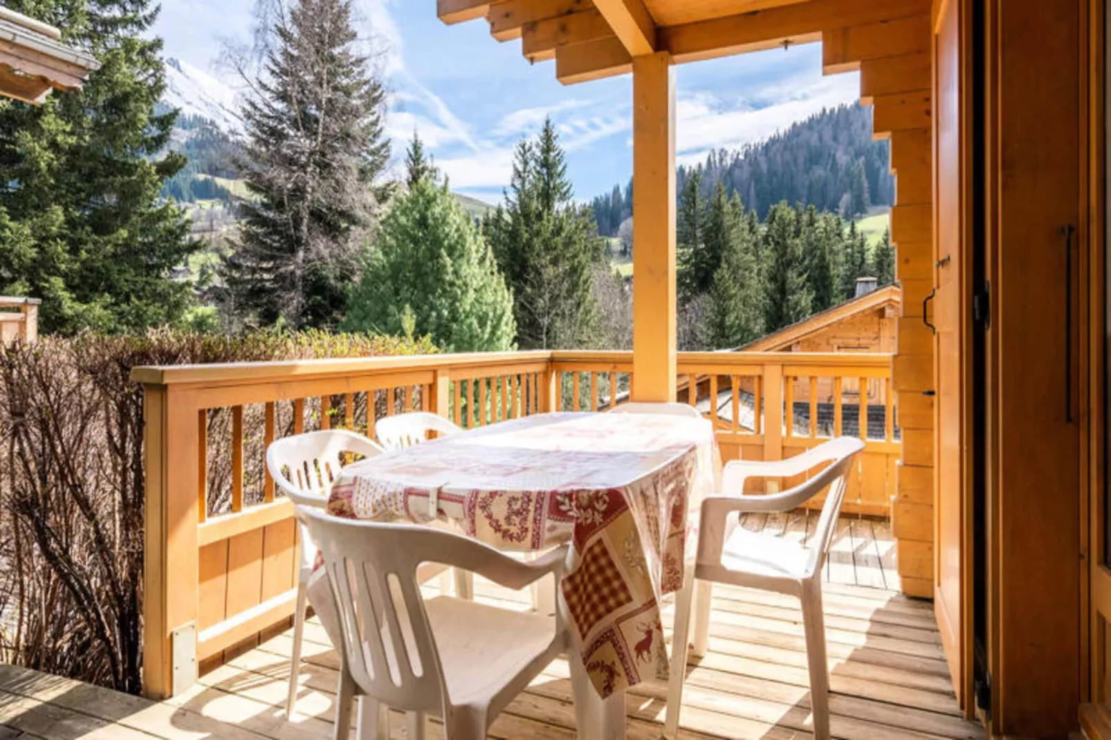 Chalet Gotty Joly L'bele-Terrasbalkon