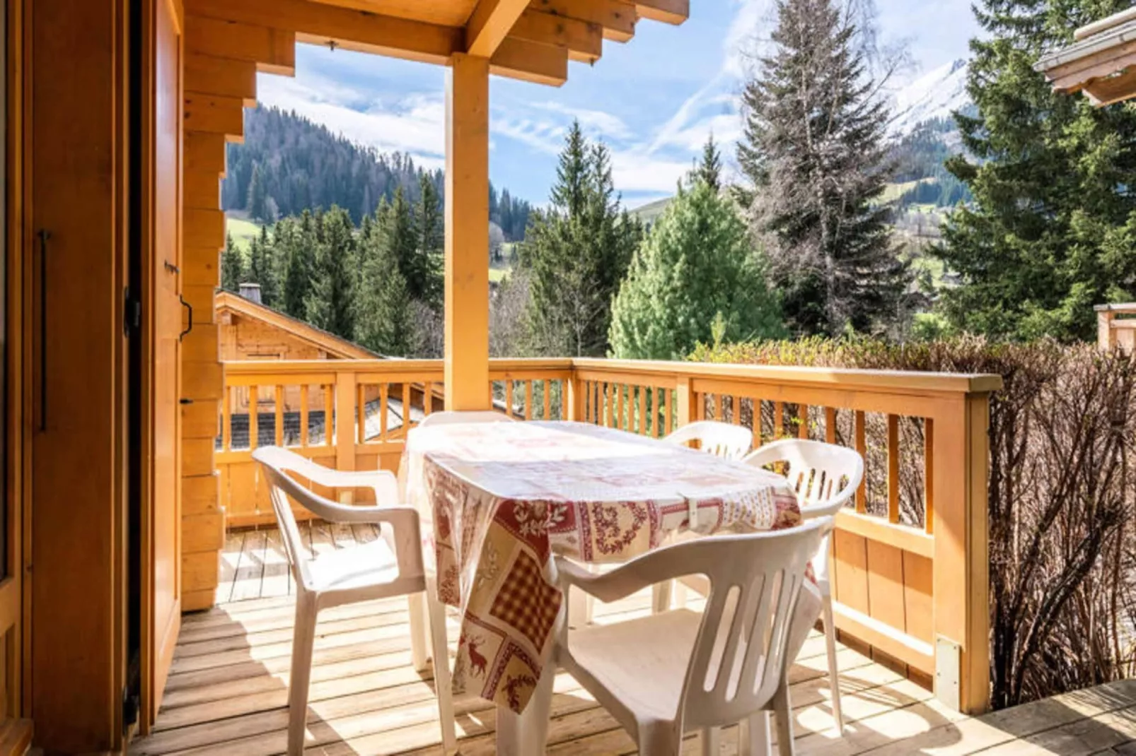 Chalet Gotty Joly L'bele-Terrasbalkon