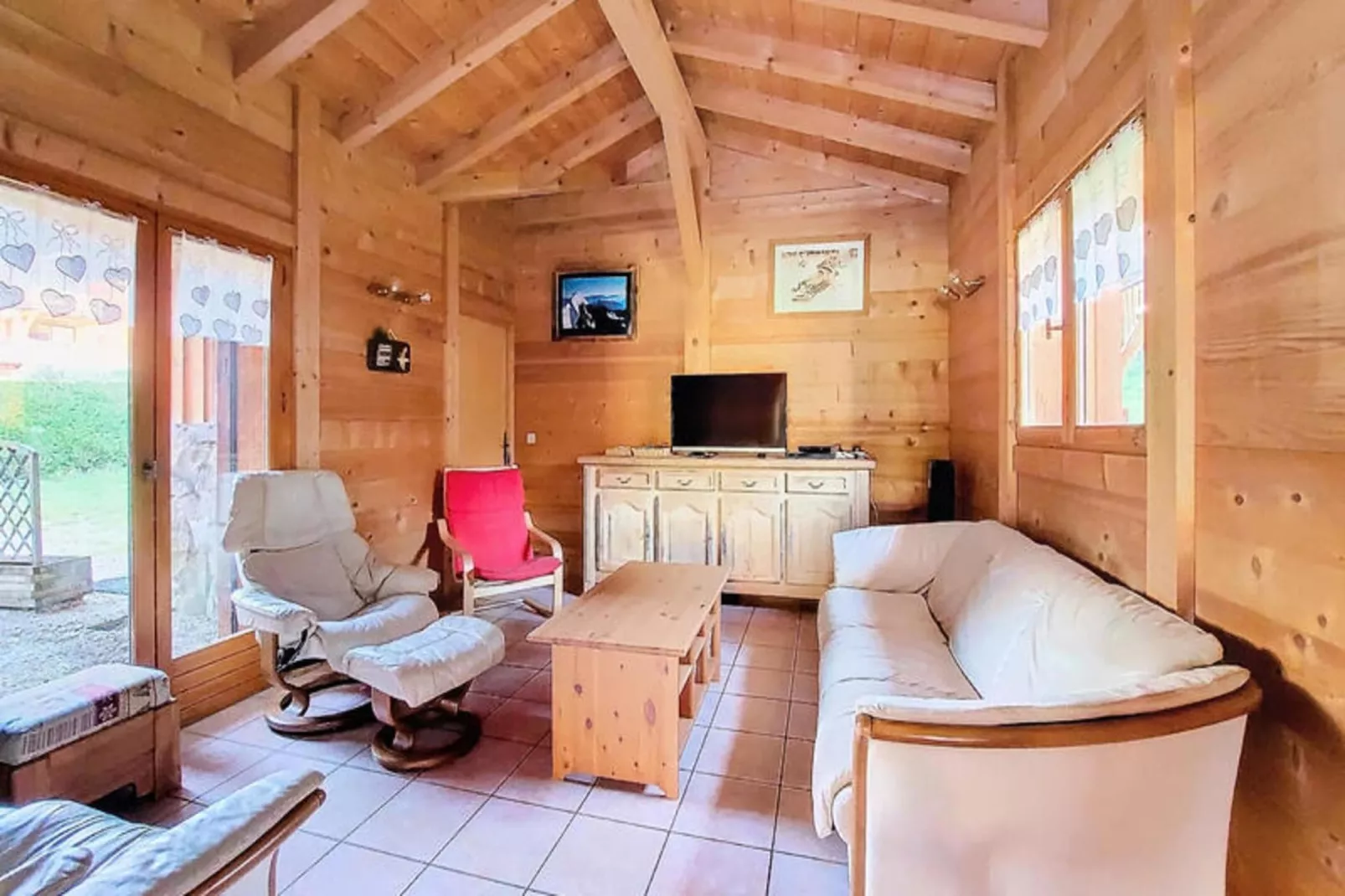 Chalets à Morzine-Woonkamer