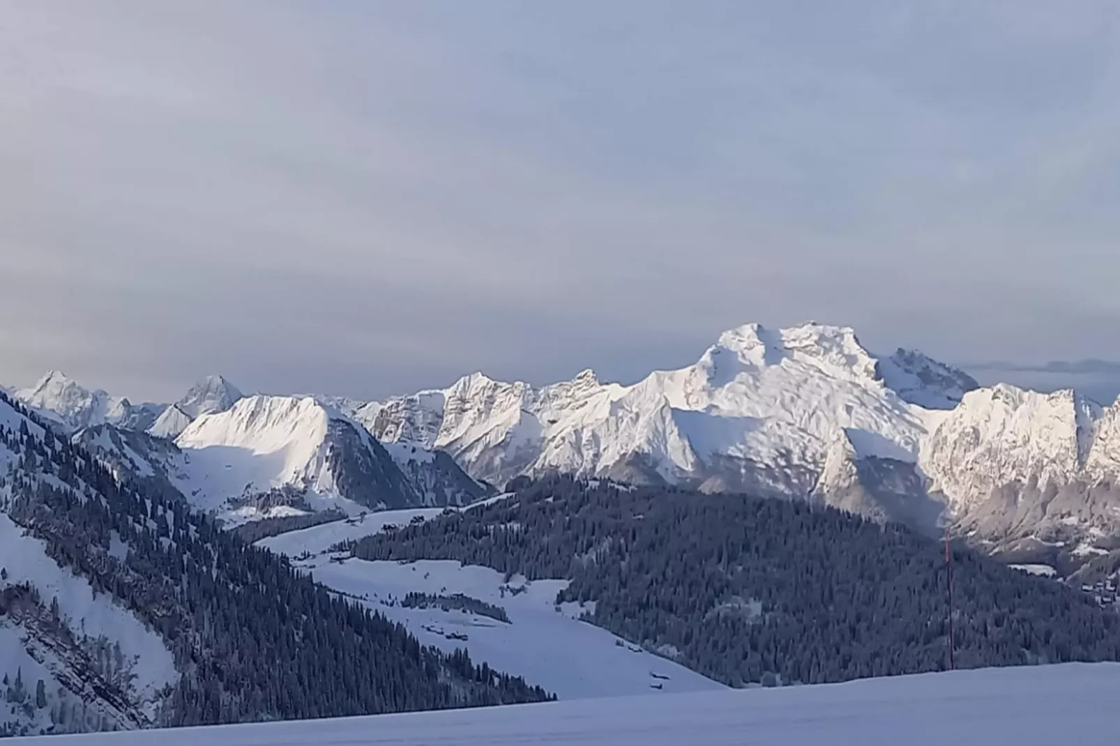 Chalet Gotty Joly L'bele-Gebied winter 5km