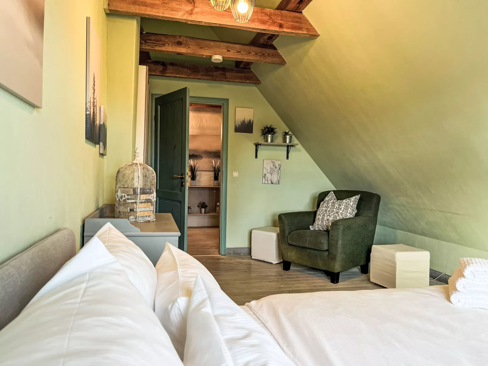 Reetgedecktes Ferienhaus Seelchen-Binnen