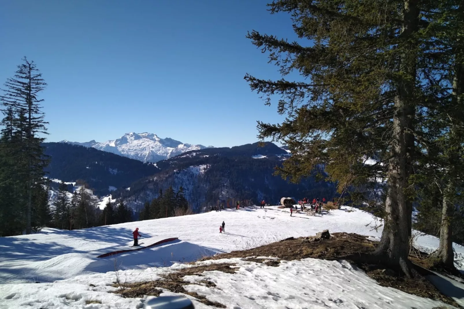 Chalet Gotty Joly L'bele-Gebied winter 5km