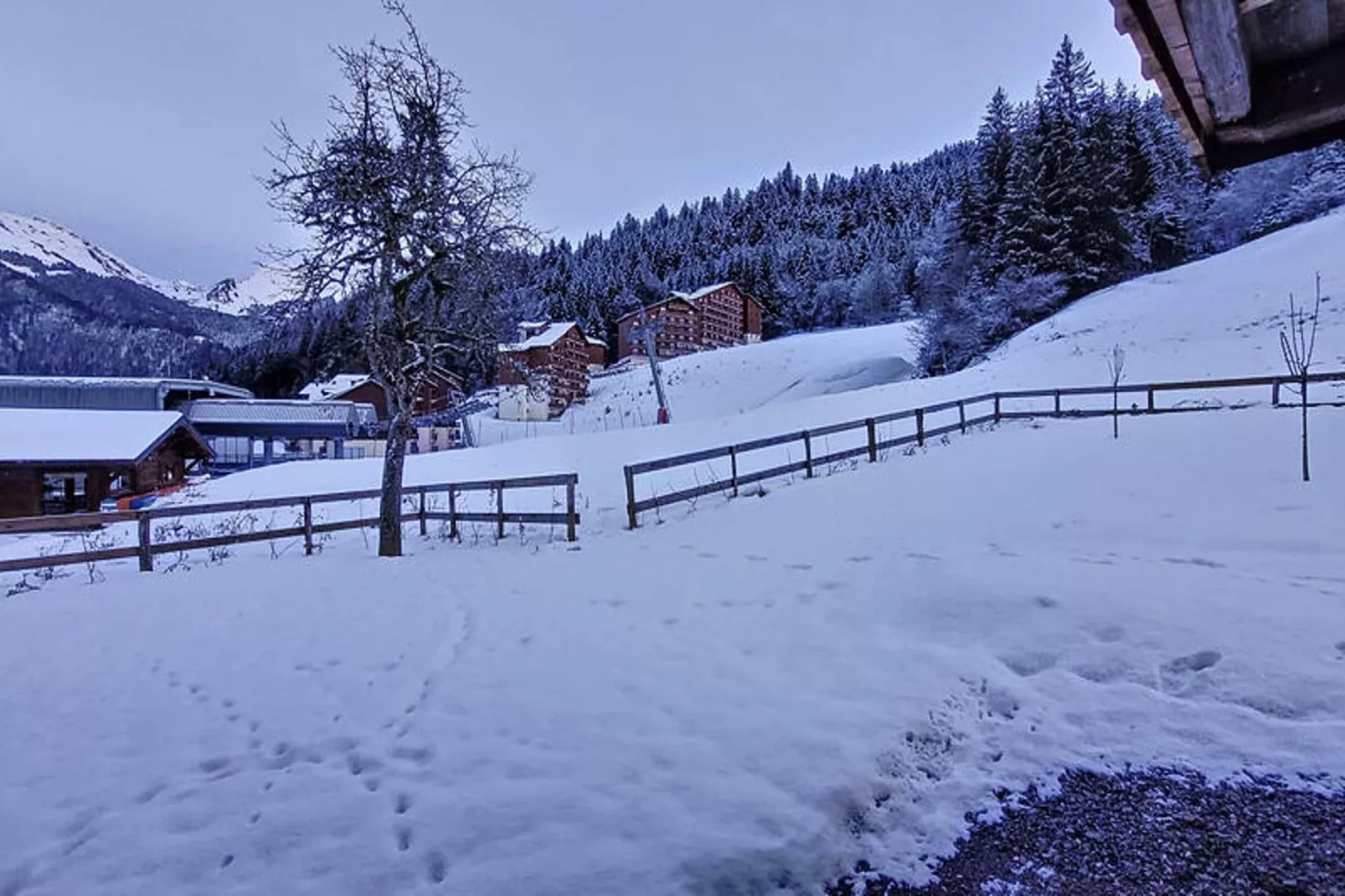 Appartements à Saint Jean d'Aulps-Uitzicht winter