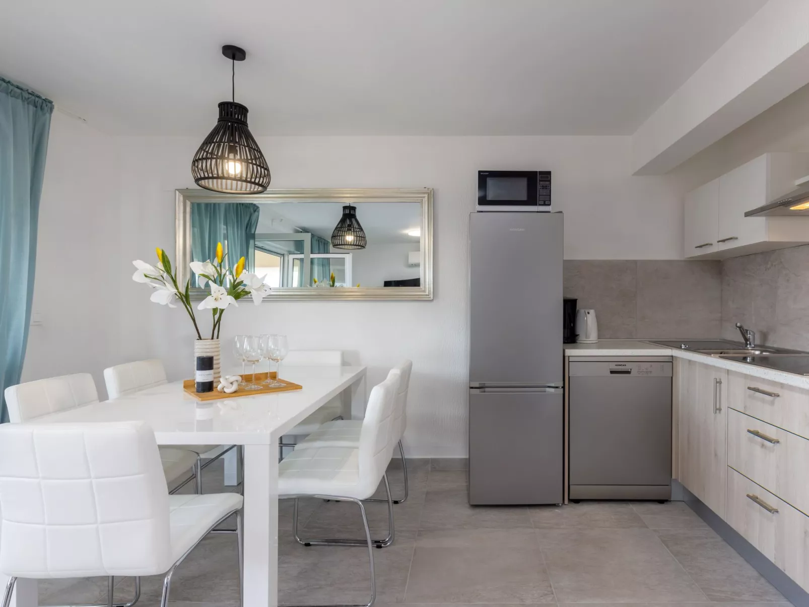 Moderne Wohnung in Crikvenica mit Pool