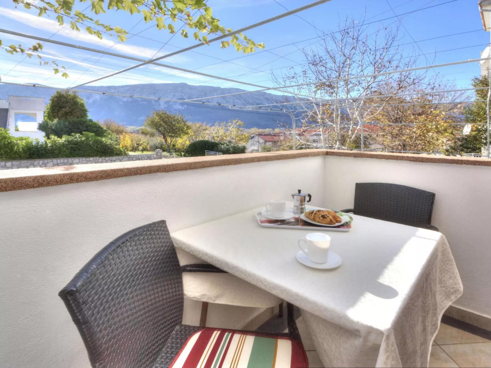 Appartement in Baška mit Grill