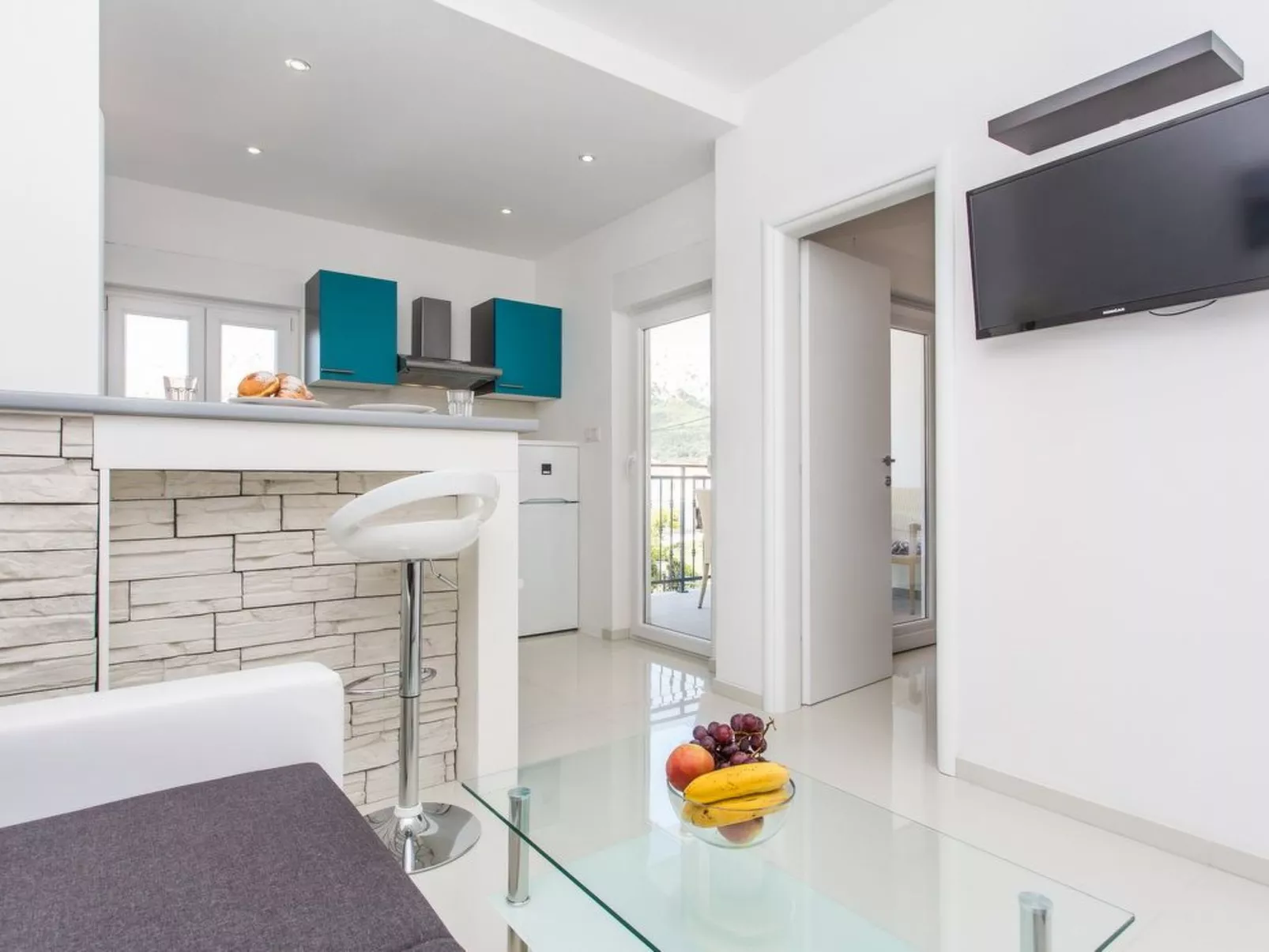 Nettes Appartement in Baška mit Eigenem Balkon