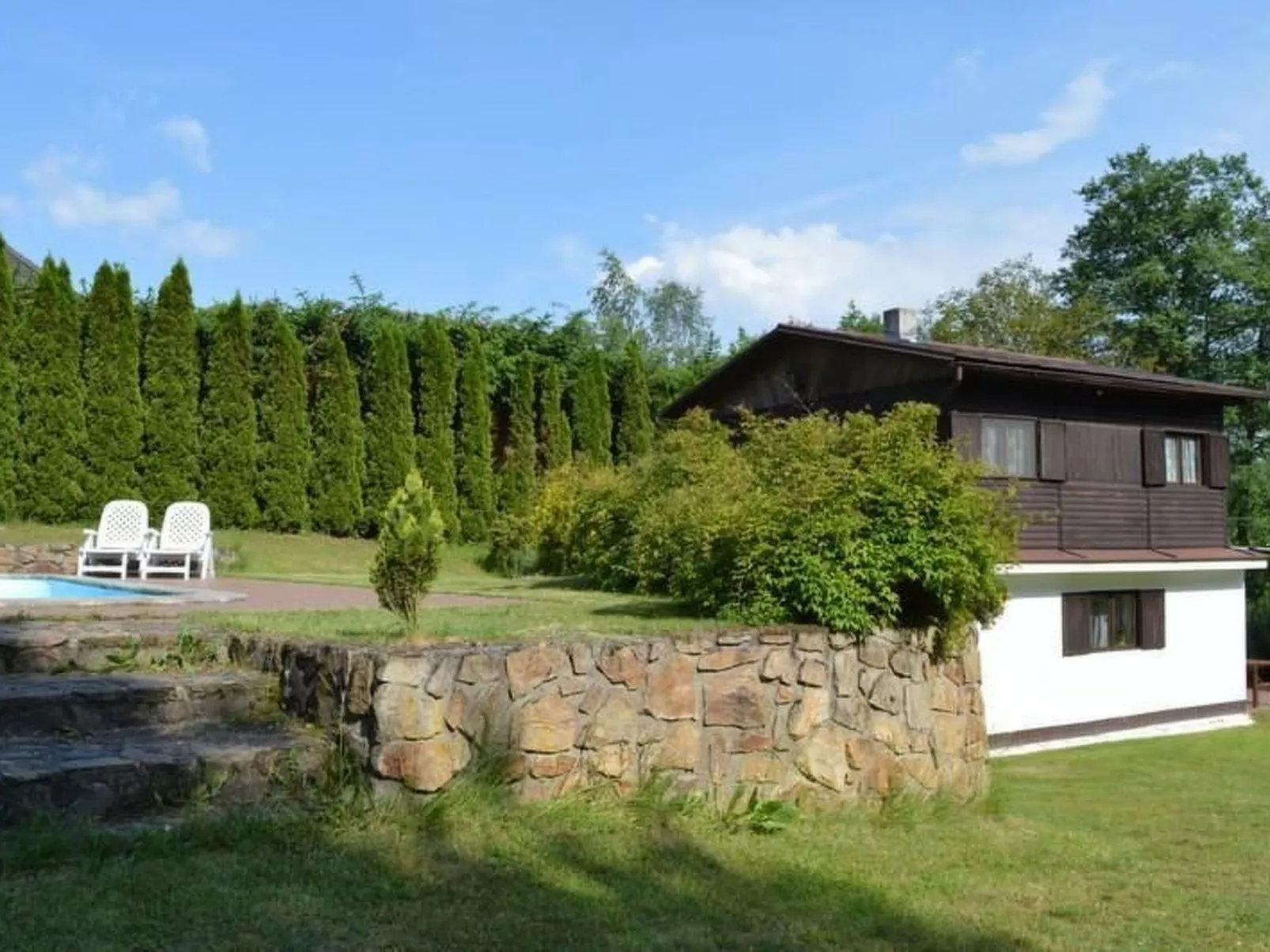 Haus Cervená nad Vltavou mit Terrasse