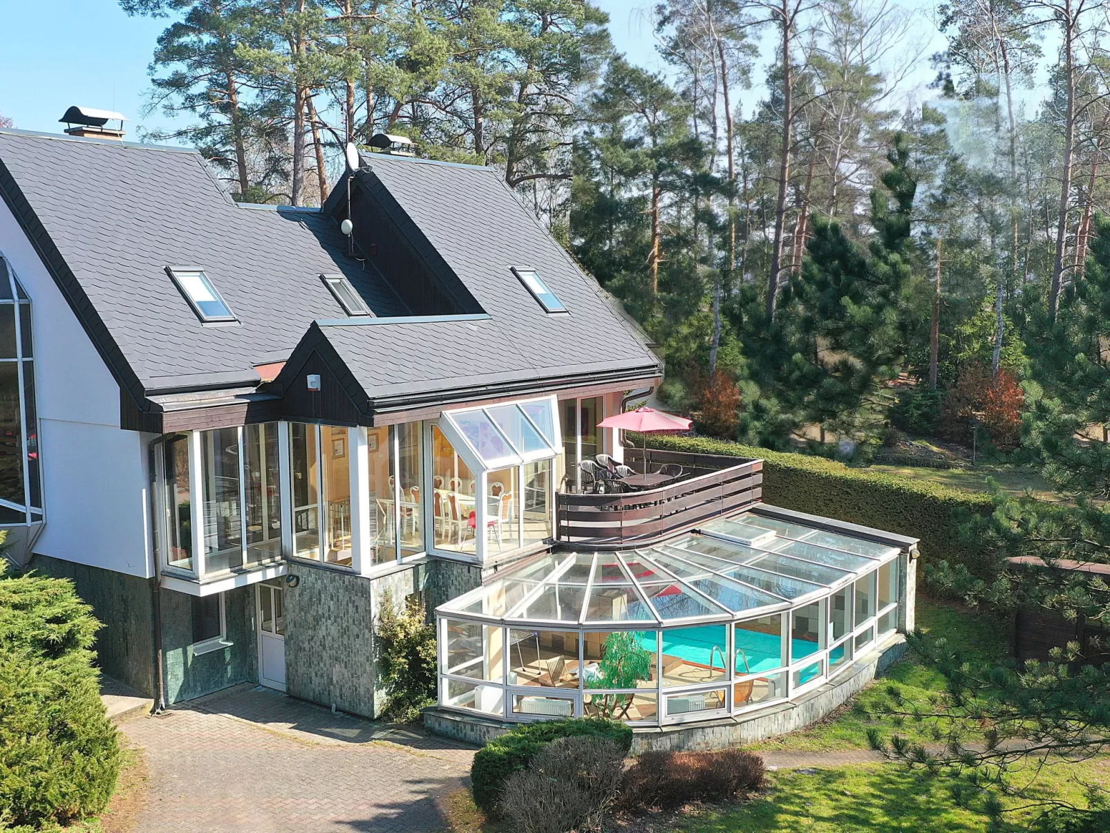 Wellness Ferienhaus Branzez mit Innenpool, Sauna..
