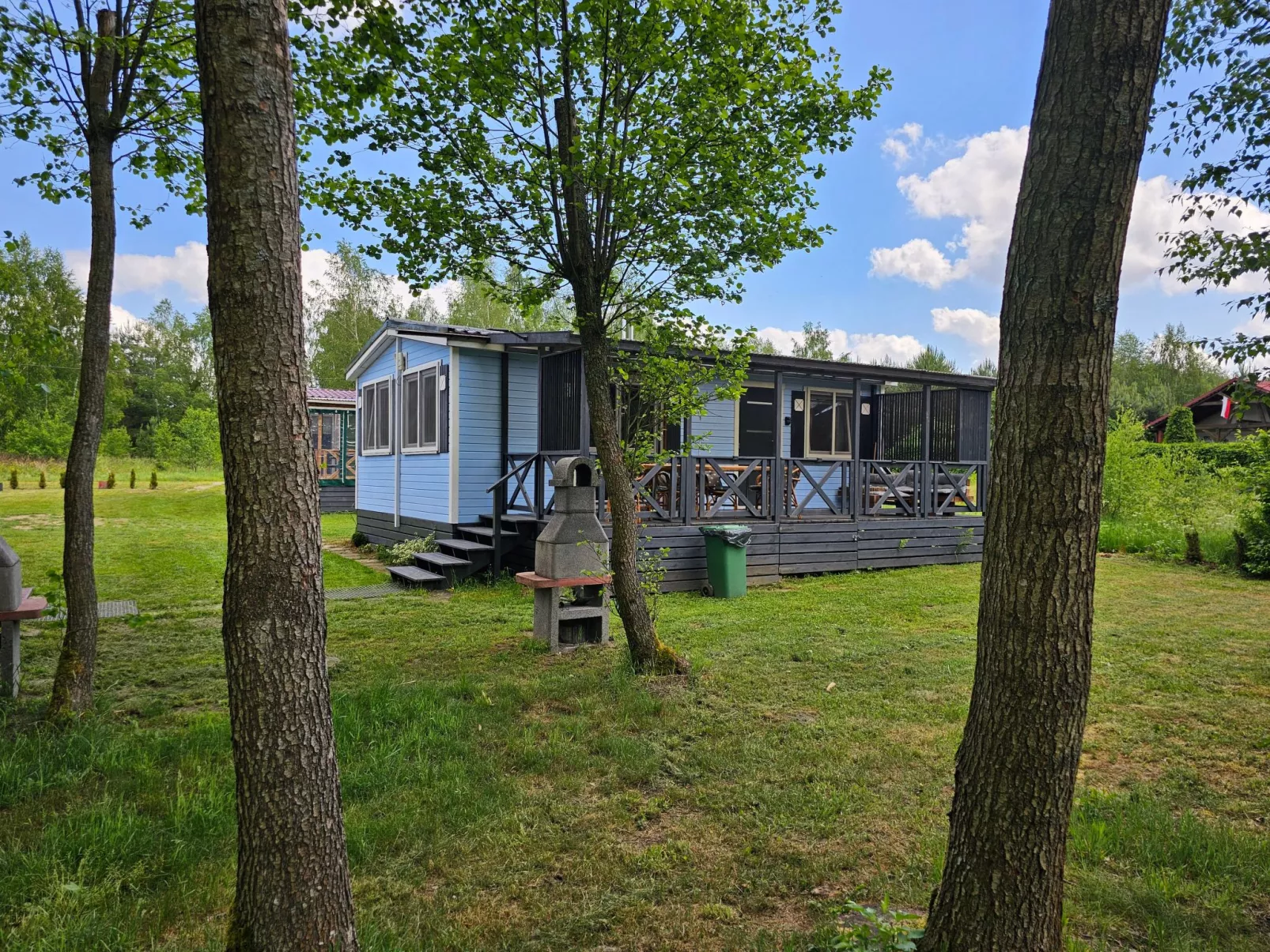 Ganzjahreshäuschen - blau