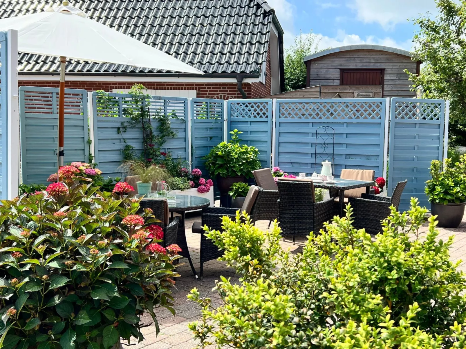 Gemütliche Wohnung für 2 Personen mit Gartensauna