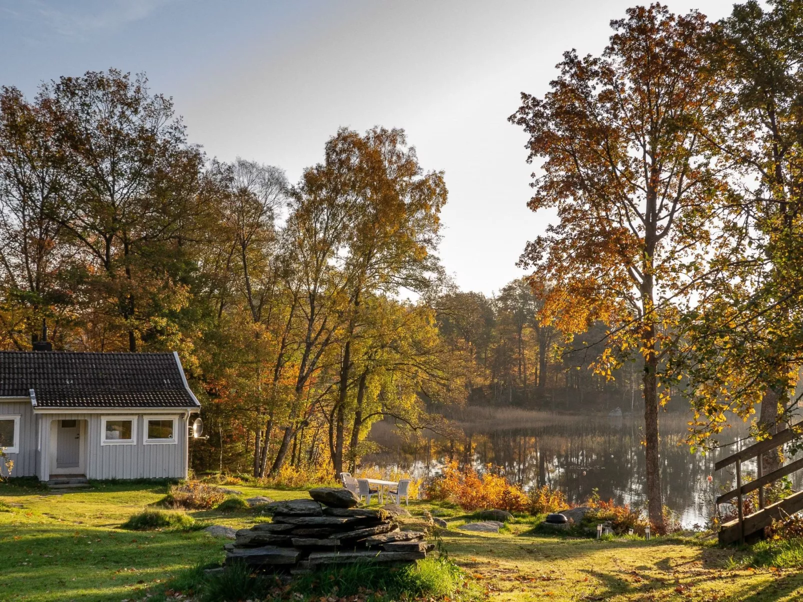 Schwedisches Glück, zwischen Wäldern und einem See