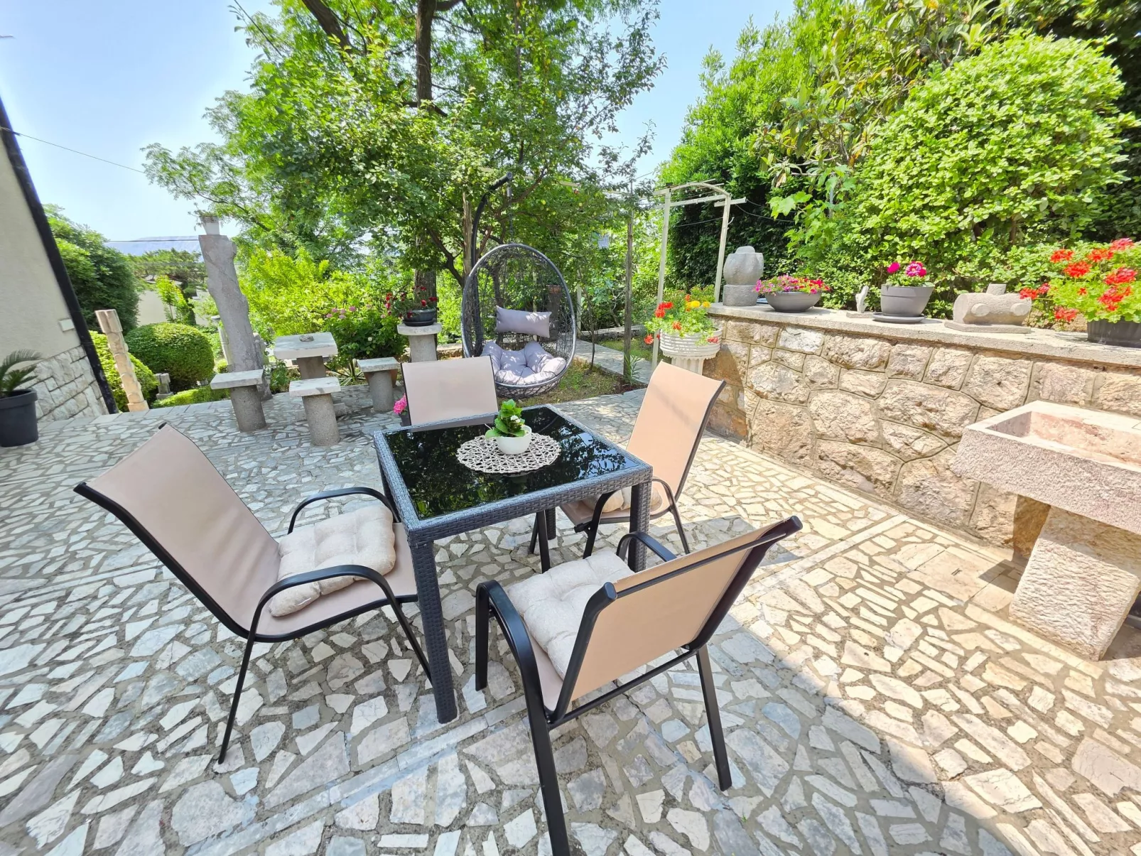 Wohnung mit Terrasse, 200m vom Strand entfernt