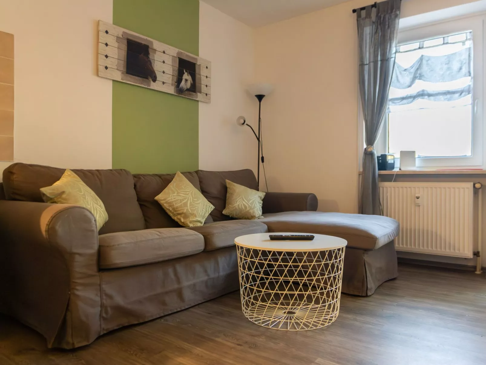 Mit zwei Schlafzimmern und Balkon