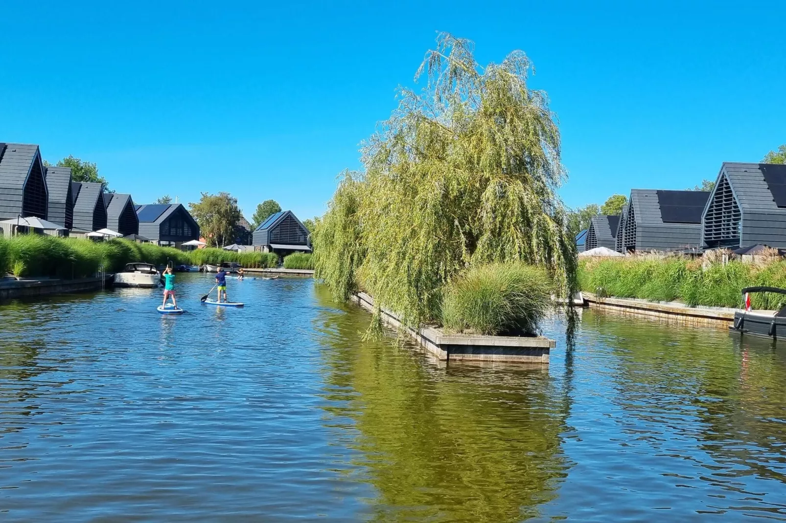 Watervilla Fiiftjin-Gebieden zomer 1km