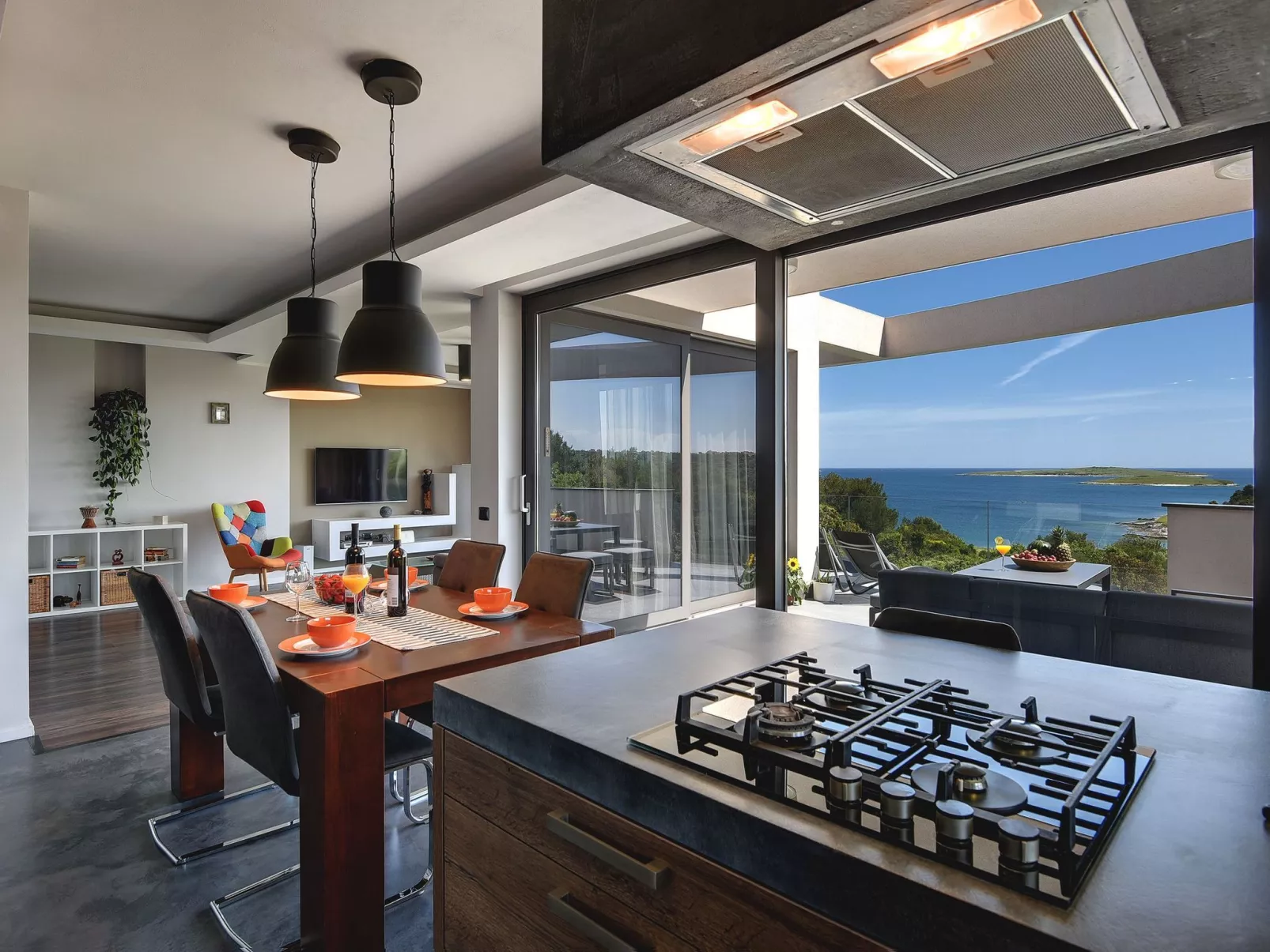 Ferienvilla Sunrise  mit Pool in Premantura