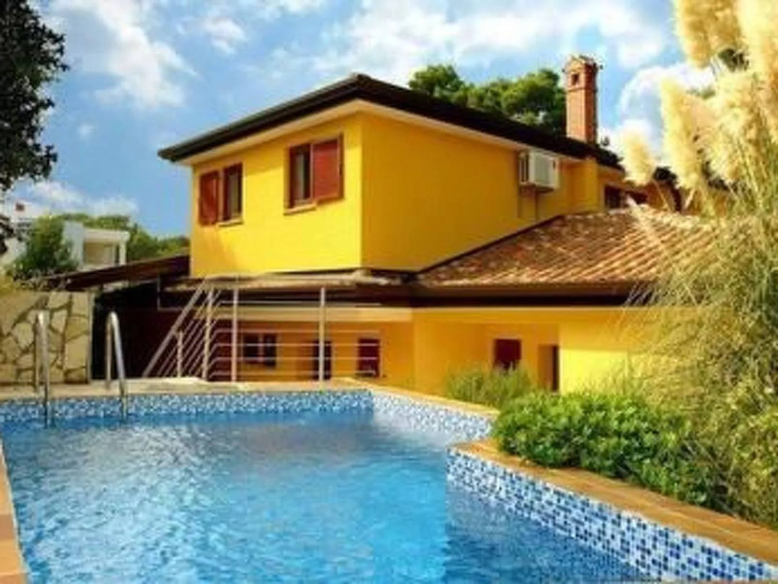 In Buje mit Barbecue