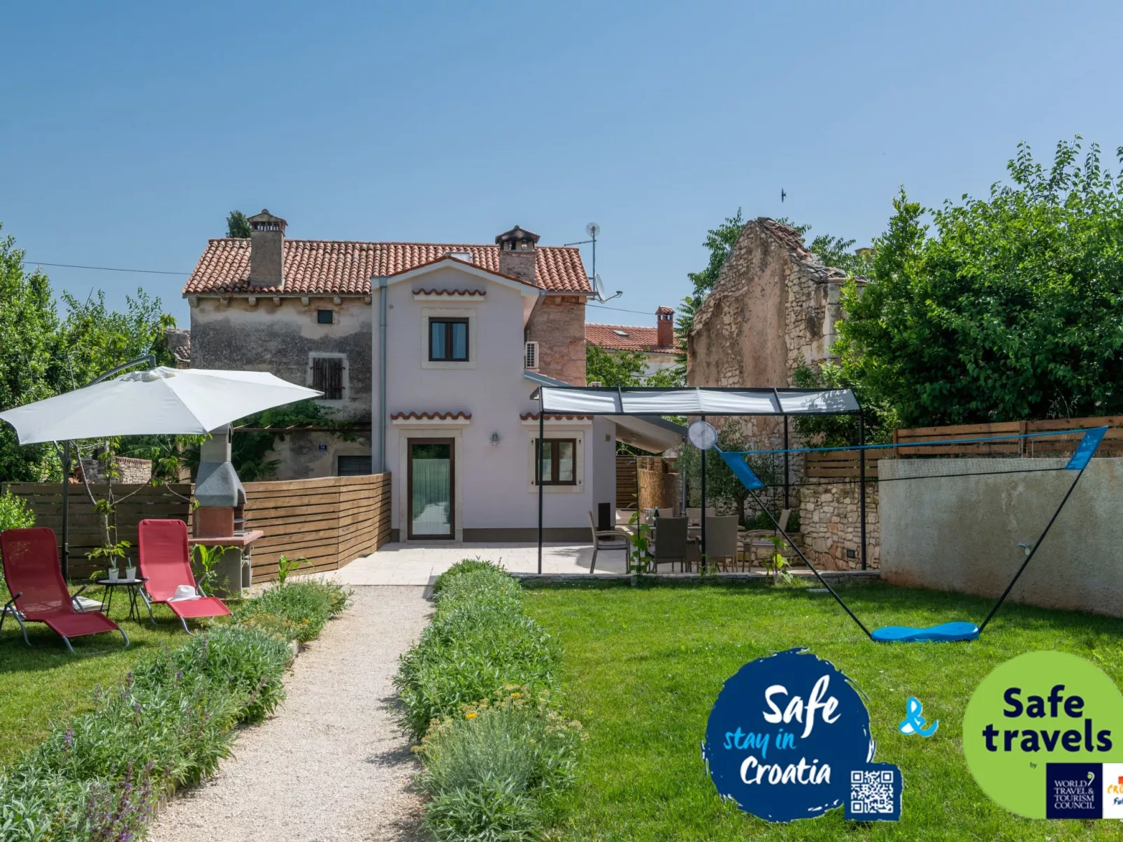 Typisch istrisches Steinhaus Brnistra in Rakalj