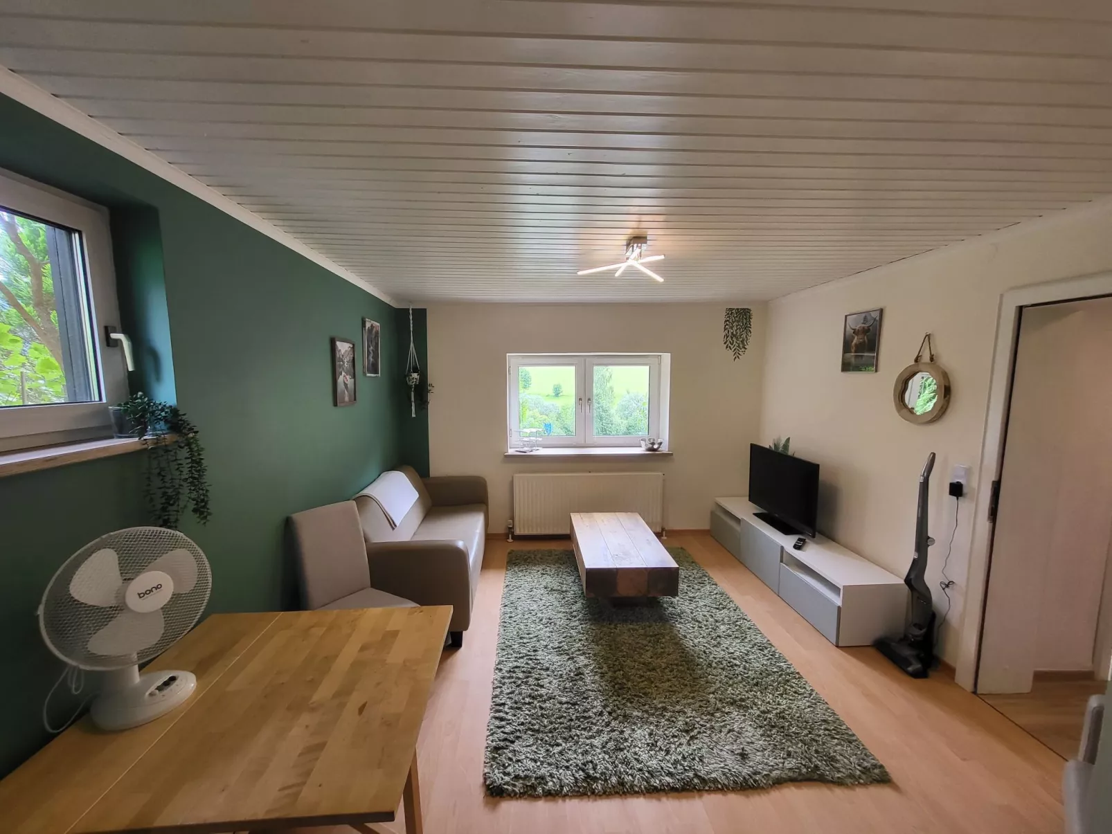 Souterrainwohnung für zwei Personen mit Bergblick