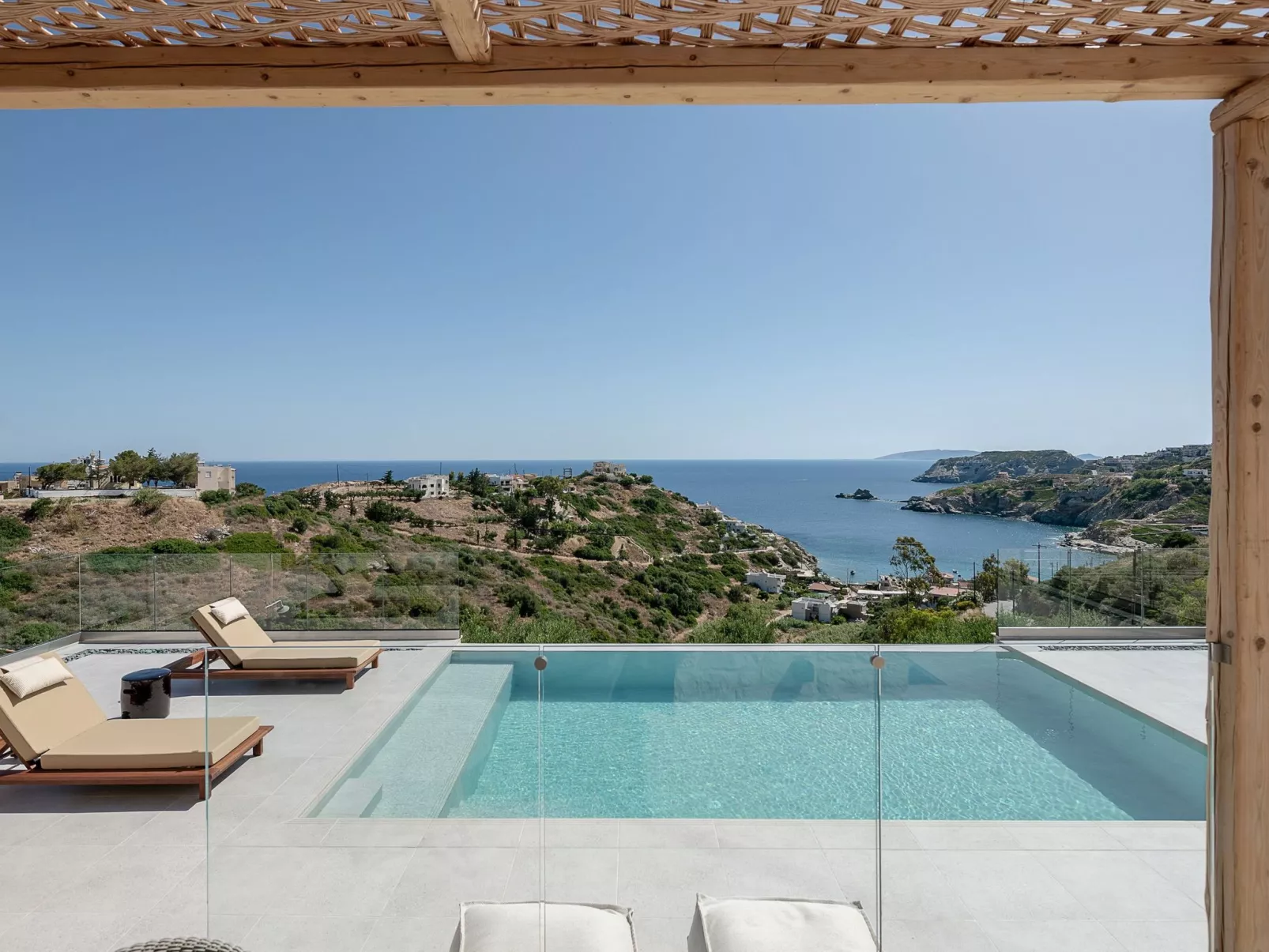 Haus in Gazi mit privatem Parkplatz und herrlicher Aussicht