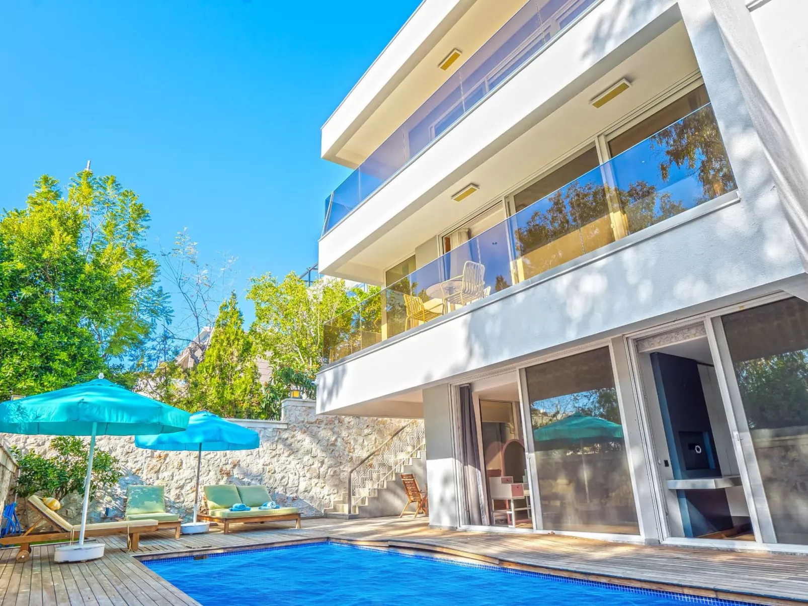 Ferienunterkunft im Zentrum Kalkans für Familien