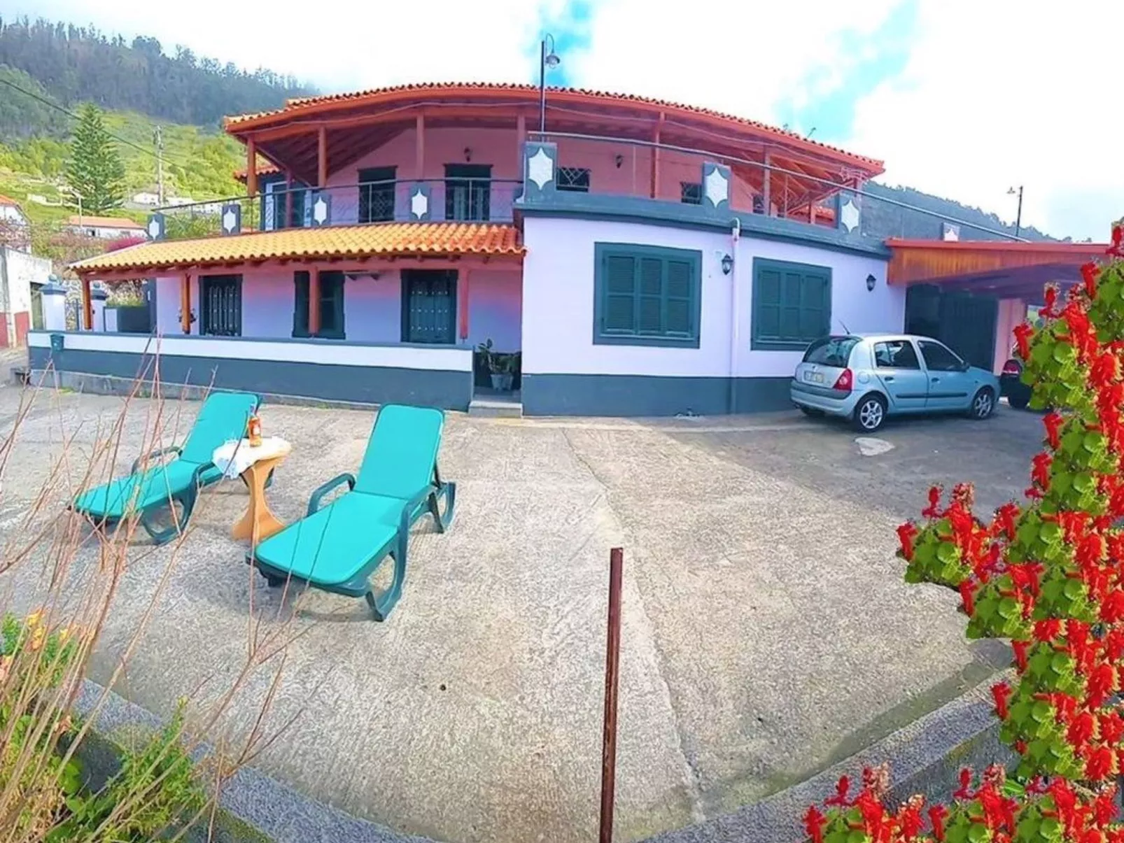Die lustige und entspannende Wohnung mit Terrasse und Aussicht