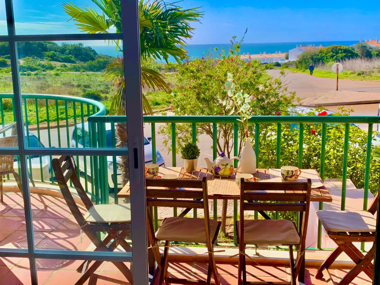 Wohnung mit Meerblick , mitten im Zentrum von Luz