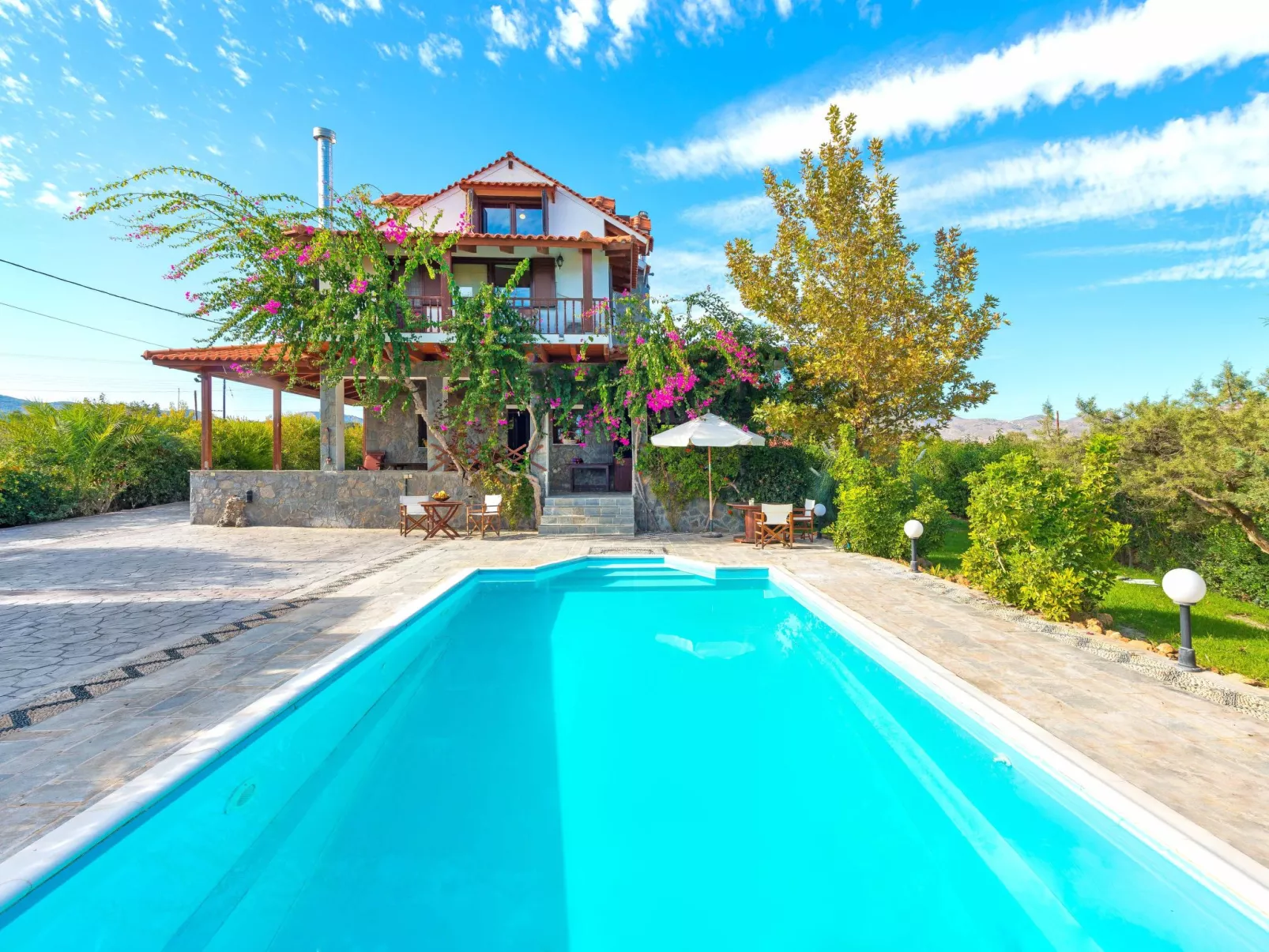 In Notia Rodos mit privatem Garten