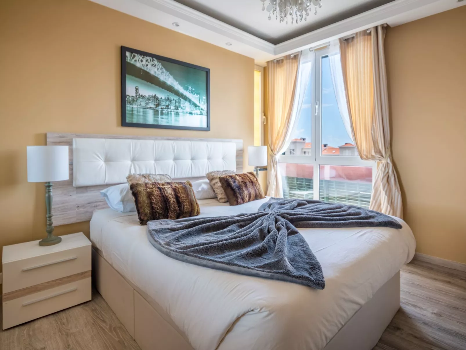 Appartement "Amerika" mit Balkon