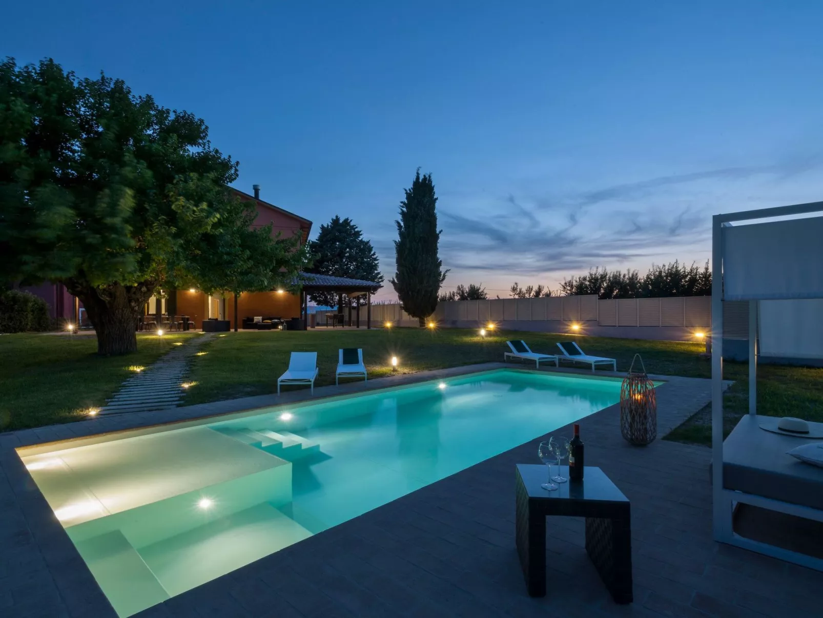 Villa Traiani, Marken Urlaub, privater Pool