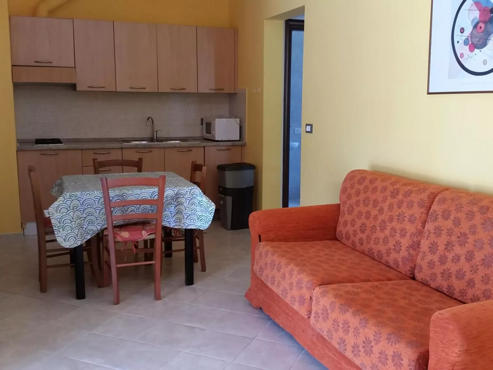 Gemütliche Ferienwohnung in Sogliano Cavour mit Terrasse, gemeinsamem Pool und