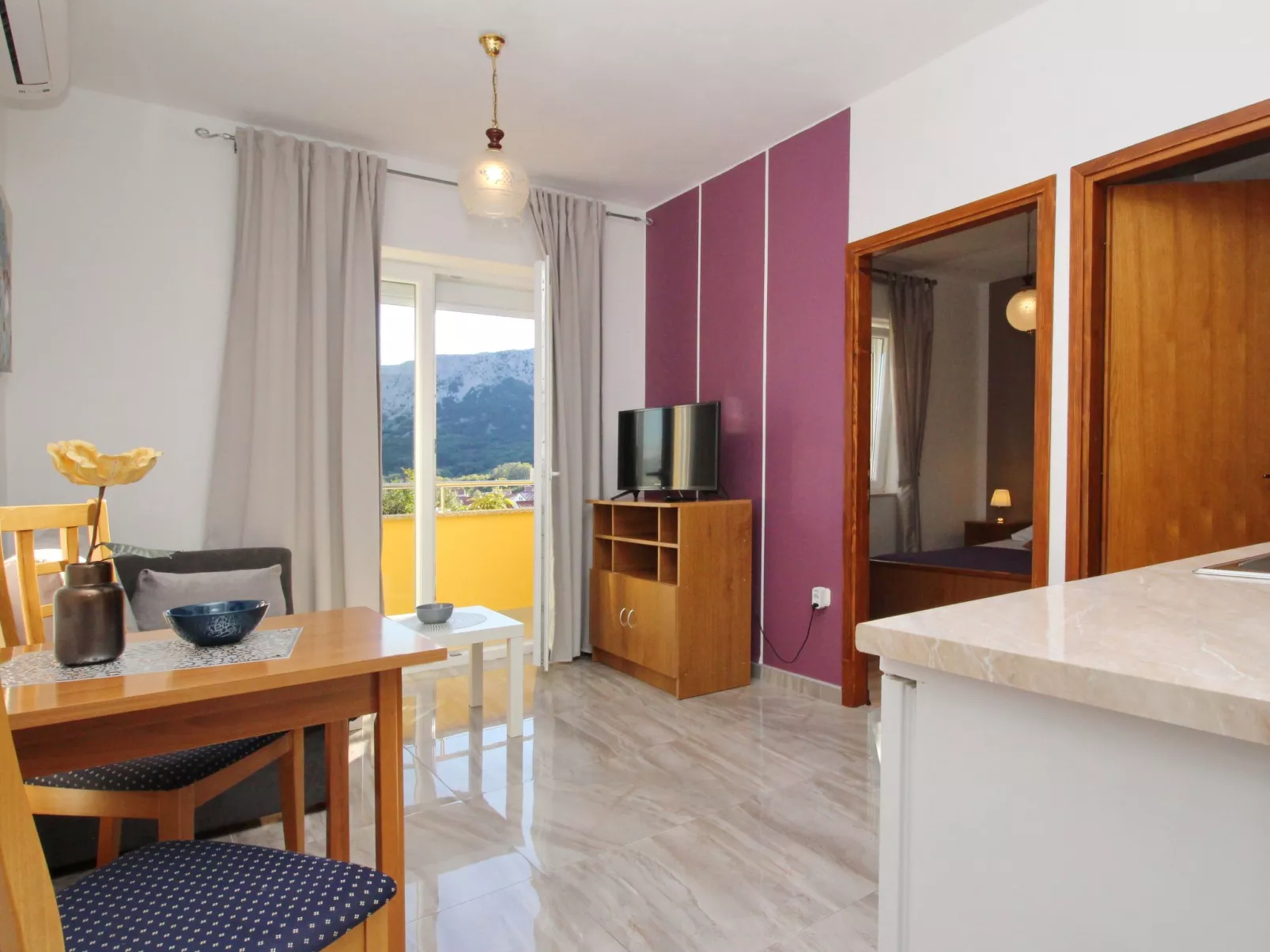 Appartement in Baška mit Eigenem Balkon