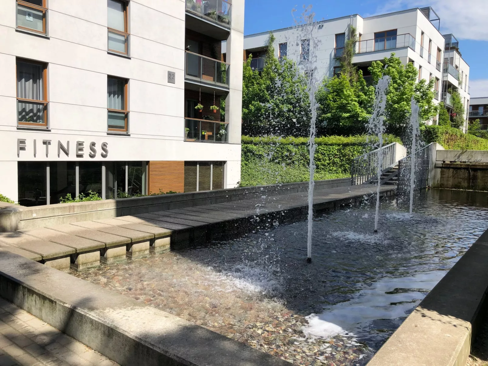 Wohnung in Brzeźno mit Großem Garten-Buiten