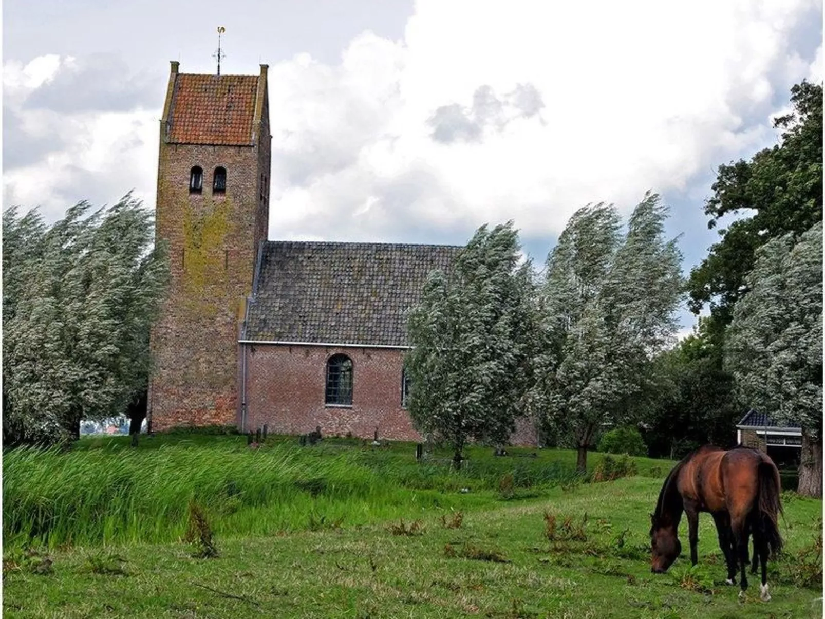 Boot "De Frijheit" mit Blick auf das Wasser-Buiten