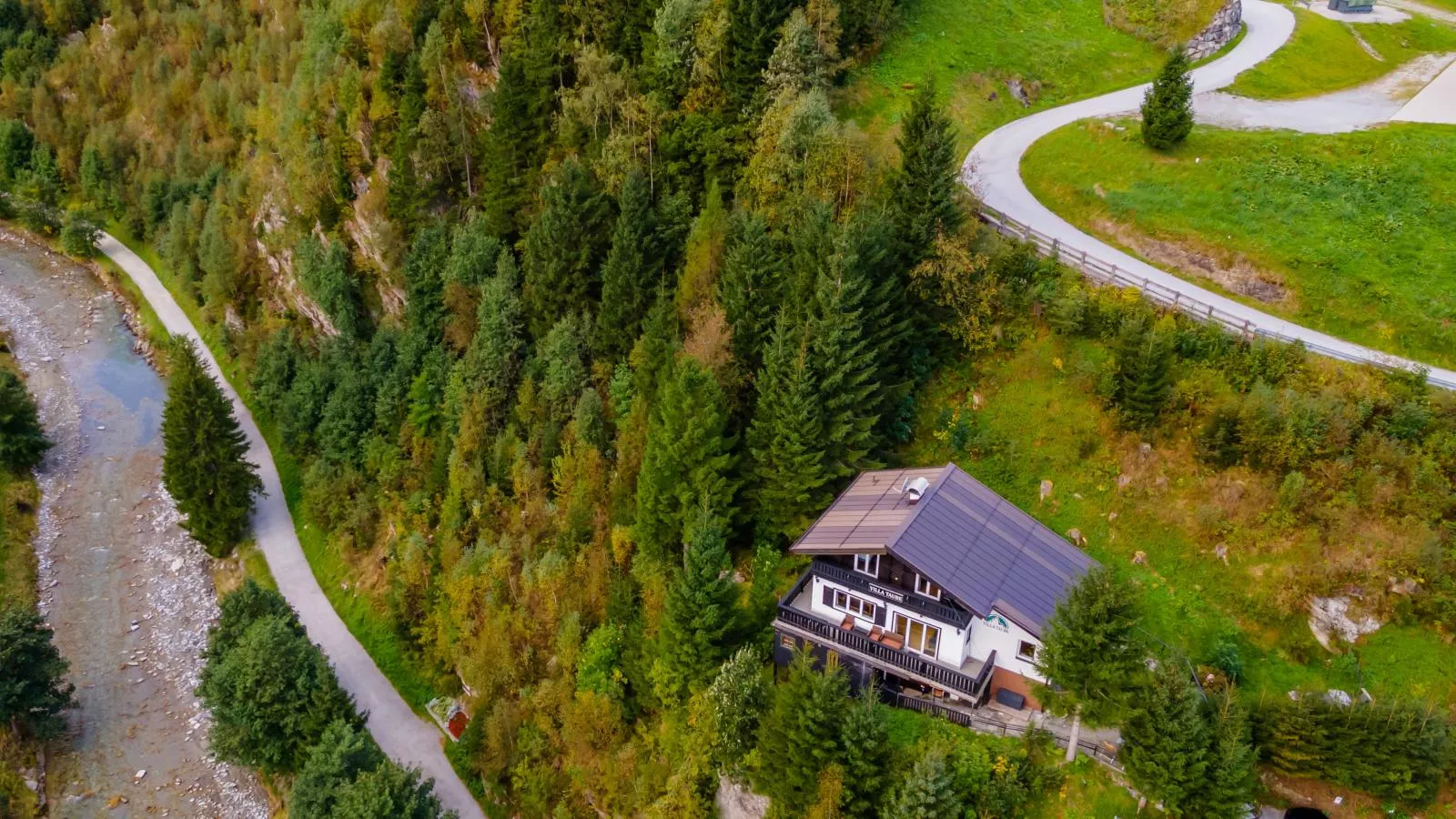 Hütte Taube-Gebieden zomer 1km